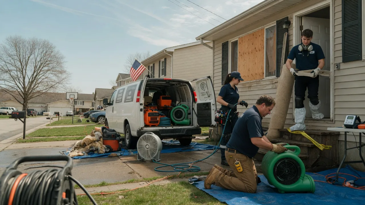 Water Damage Restoration in Congerville, IL near me